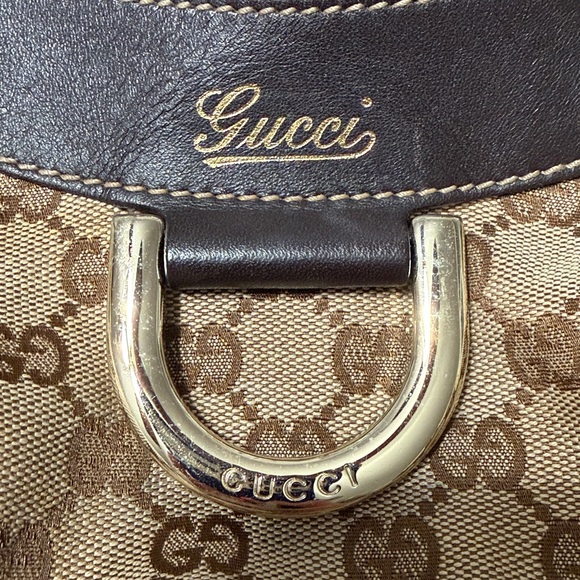 Gucci D - Ring shoulder monogram canvas bag - Picture 2 of 9